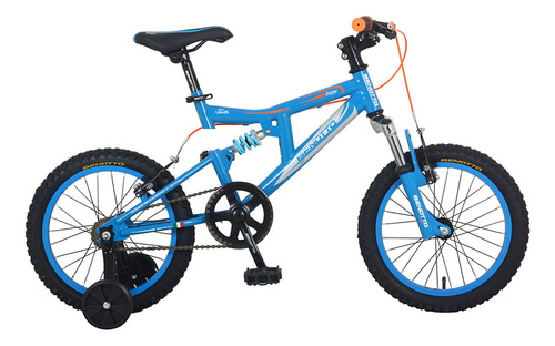 Bicicleta mountain bike infantil Benotto Montaña Sniper R16 tamaño del cuadro Único color azul/gris