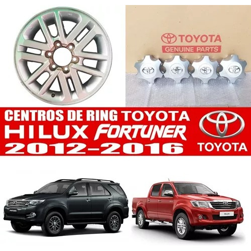 Tapa Centro Rin Toyota Hilux 2012 2013 2014 2015 2016 2017