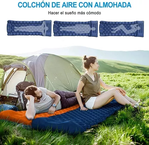 Colchoneta Camping Autohinchable, Esterilla Camping Hinchabl