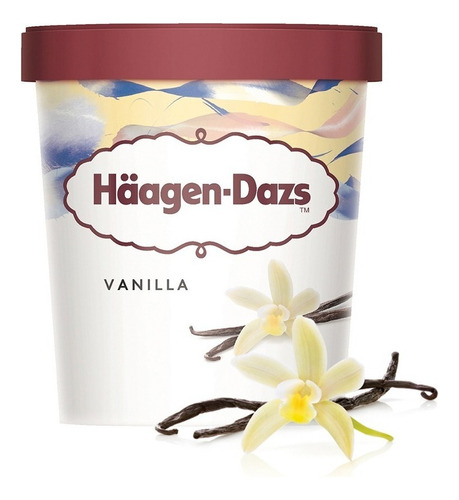 Helado Haagen Dazs Vainilla 473 Ml.