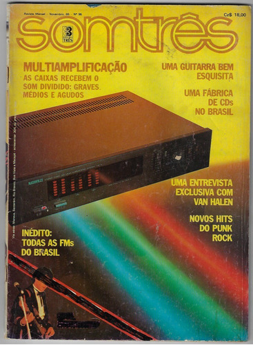 1986 Revista Som Três Nº 95 Editora Três