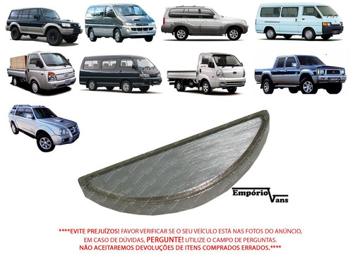 Chaveta Polia Virabrequim H1 H100 Hr  K2500 L200 L300 Pajero