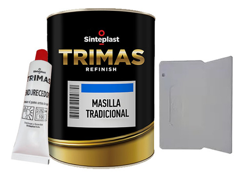 Espatula + Masilla Plastica 0,5 Kg + Endurecedor Trimas Mm