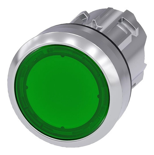Pulsador Luminoso 22 Mm Redondo Siemens 3su1051-0ab40-0aa0