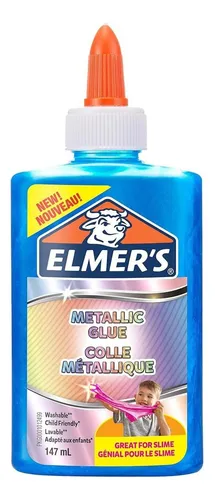 Elmers Glue Pva Metálico | Azul | 147 Ml | Lavable Y Para |