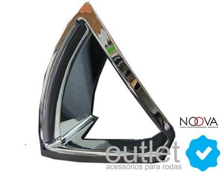 Imagem 1 de 3 de 20 Apliques Cromado Roda Esportiva Noova Nv24 C/ E S/ Corte