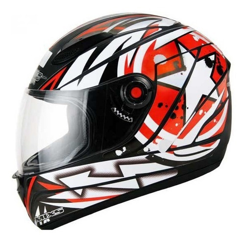 Capacete Mixs Fokker Paint Vermelho