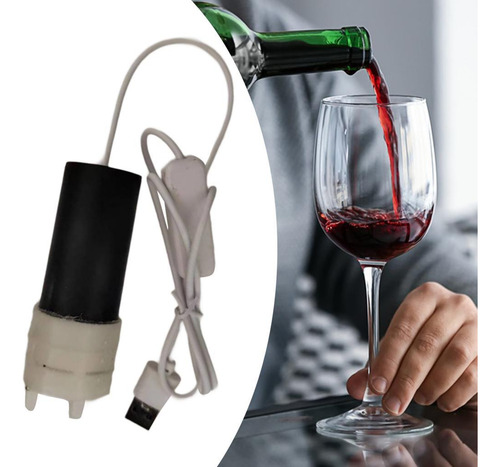 Bomba De Vino Eléctrica Usb, Tubo Suave, Juego De 2 Metros.