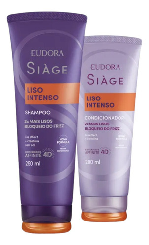 Siàge Combo Shampoo + Condicionador Lisos Intensos Eudora