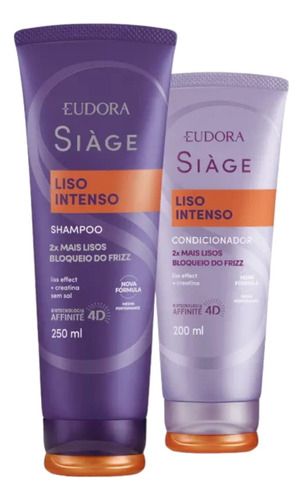  Siàge Combo Shampoo + Condicionador Lisos Intensos Eudora