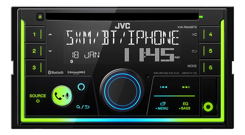 Receptor Estéreo Para Coche Jvc Kw-r940bts Bluetooth Con Pue