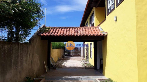 Linda Casa Com 5 Dormitórios, 530 M² - Venda Por R$ 3.200.000 Ou Aluguel Por R$ 20.000/mês - Costazul - Rio Das Ostras/rj - Ca1609