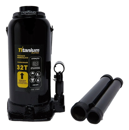 Macaco Hidráulico 32 Ton Titanium - Alt. 285-435mm