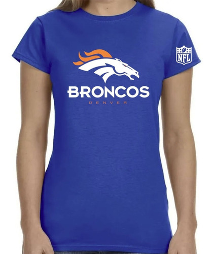 Playera Para Dama Broncos De Denver Nfl