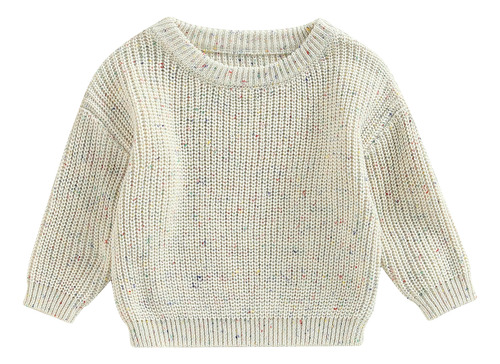 Suéter Para Niños Y Niñas, Con Lunares Coloridos, Manga Larg