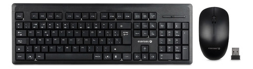 Teclado + Mouse Inalámbrico Esenses Color del mouse Negro Color del teclado Negro