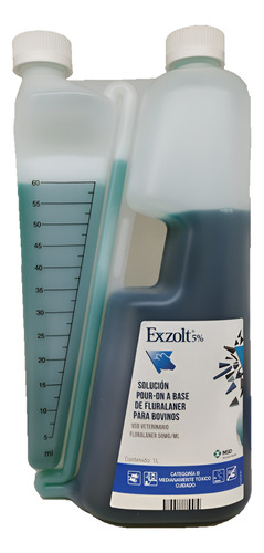 Garrapaticida Acaricida Exzolt 5% Pour-on Para Bovinos X 1l