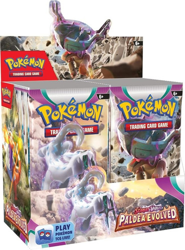 Cartas Pokémon Paldea Evolved Booster Box (36 Sobres)