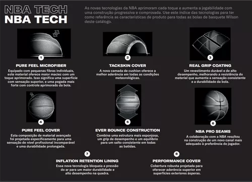 Bola de Basquete Wilson NBA DRV Plus Web #7