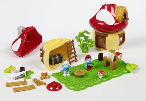 Mega Bloks La Casa De Papa Pitufo - Mod. 10709 - Vlf