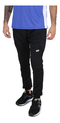 Pantalón Fútbol Lotto Maestro Hombre En Negro