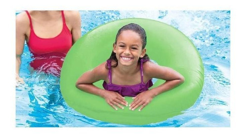 Boia De Cintura Inflável Redonda Neon Sortida Verão 91cm