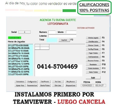 Programa Para Vender Animalitos Sin Internet Autobanqueo!