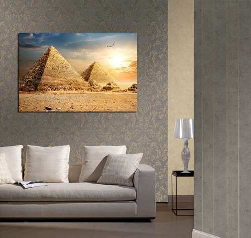 Vinilo Decorativo 60x90cm Egipto Piramides Ruinas De