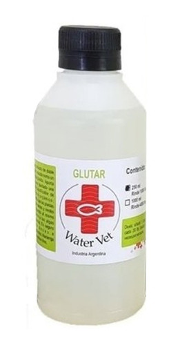 Glutar Water Vet 250ml Abono Y Alguicida Acuarios Plantados