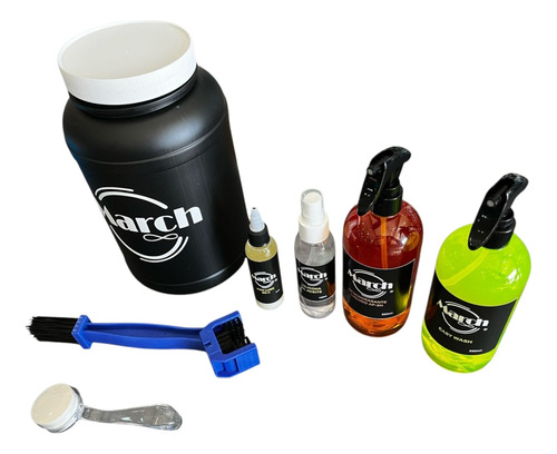 Kit De Limpieza Y Lubricación March Negro