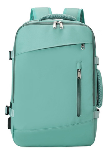 Mochila Expansible Impermeable Con Usb Para Viaje Apta Avion