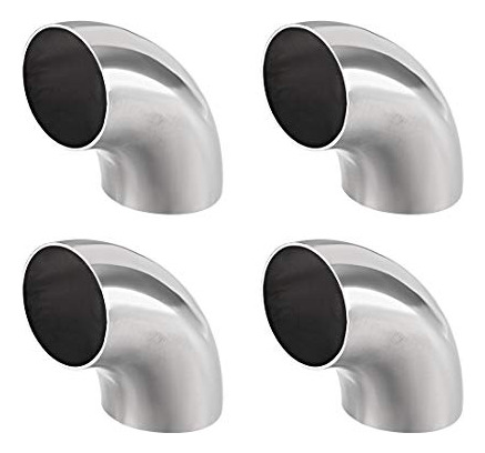 90 Codo Soldadura Acero Inoxidable 304 1-1/2puLG Od 4uds