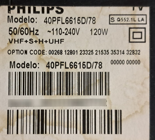 Ambilight Tv Philips 40pfl6615d Com Cabo Veja O Vídeo Foto (Usado)