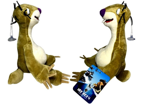 Imagem 3 de 4 de Boneco Pelúcia Pequeno Sid Preguiça 20cm Filme A Era Do Gelo