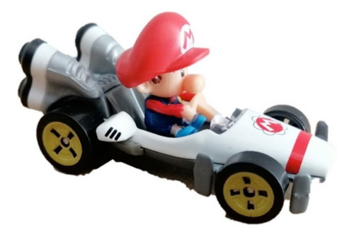 Hot Wheels Baby Mario Kart Vehiculo Escala 1:64