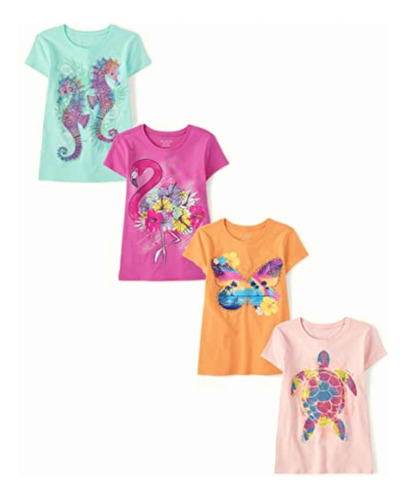 The Children's Place Playera Estampada De Manga Corta Para