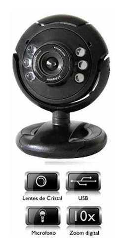 Cámara Webcam Eurocase Eucc990ii 2560x2048 Usb Luces