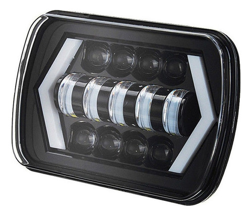 New 7 Pulgadas 5x7 Jeep Luz Cuadrada 6x7 Faros Camiones Fa