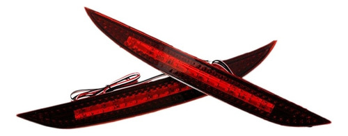 Reflector De Parachoques Trasero Led Rojo Len Para Coche, 2