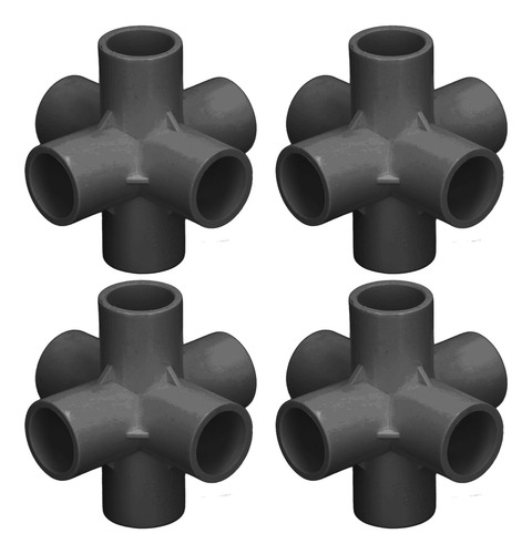 Conector De Tubo De Codo, 10 Piezas, Accesorios De 6 Vías, E