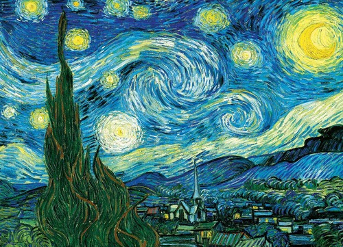 Noche Estrellada Van Gogh Rompecabezas 100 Eurographics Kids