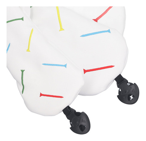 Funda Blanca Blanca Para Cabeza De Club, Impermeable, De Pie