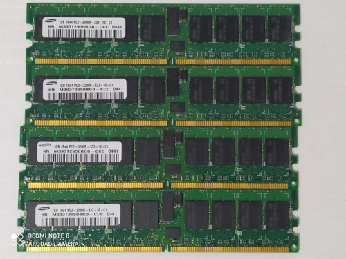Imagem 4 de 4 de Memória Samsung 1gb Ddr2 400mhz 1rx4 P/ Servidor Ecc