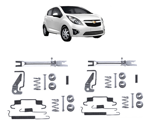 Accesorios Tambor Trasero Para Chevrolet Spark Gt 1.2 2010 