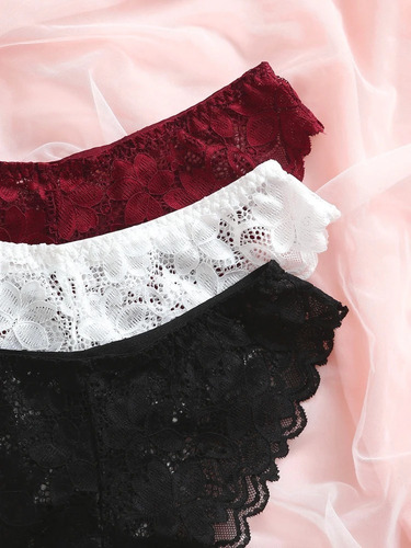 Set Conjuntos De Bralette + Panty Lenceria Shein