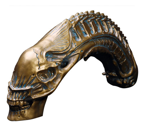 Vs Skull Alien Fossil Resin, Modelo Avp, Coleccionable