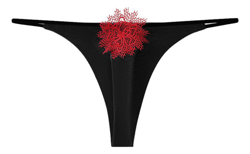 Bragas Elásticas De Algodón Con Encaje Y Flores De Color Lis