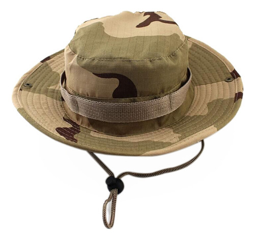 Sombrero De Pescador Desert Camo Boonie En Tres Colores Para