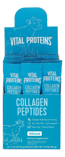 Vital Proteins Suplemento En Polvo De Péptidos De Colágen.