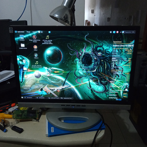 Monitor Lcd Aoc 19 Pol 912vwa - Leia Anuncio (Usado)